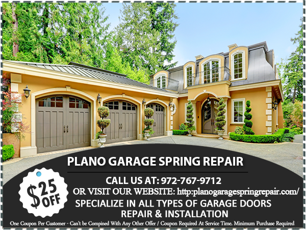 Plano TX Garage Spring Repair Offers
